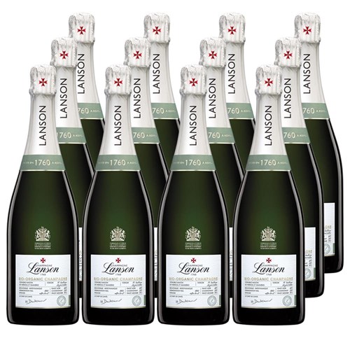 Lanson Le Green Bio-Organic Champagne 75cl Case of 12 Champagne